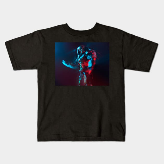 Celtic Predator on the Hunt Kids T-Shirt by Mikes Monsters